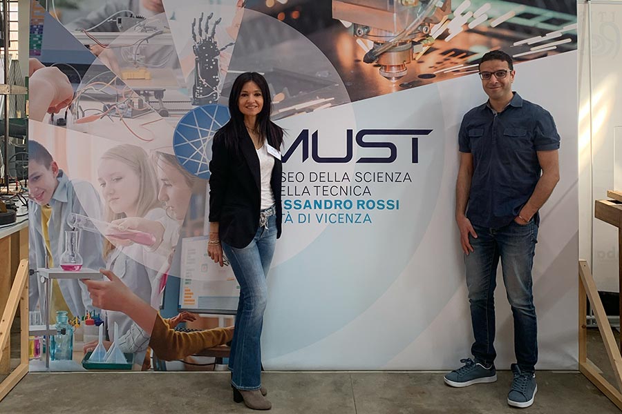 Alberto Baldisserotto e Alessandra Greselin al MUST, il Museo della Scienza e della Tecnica 